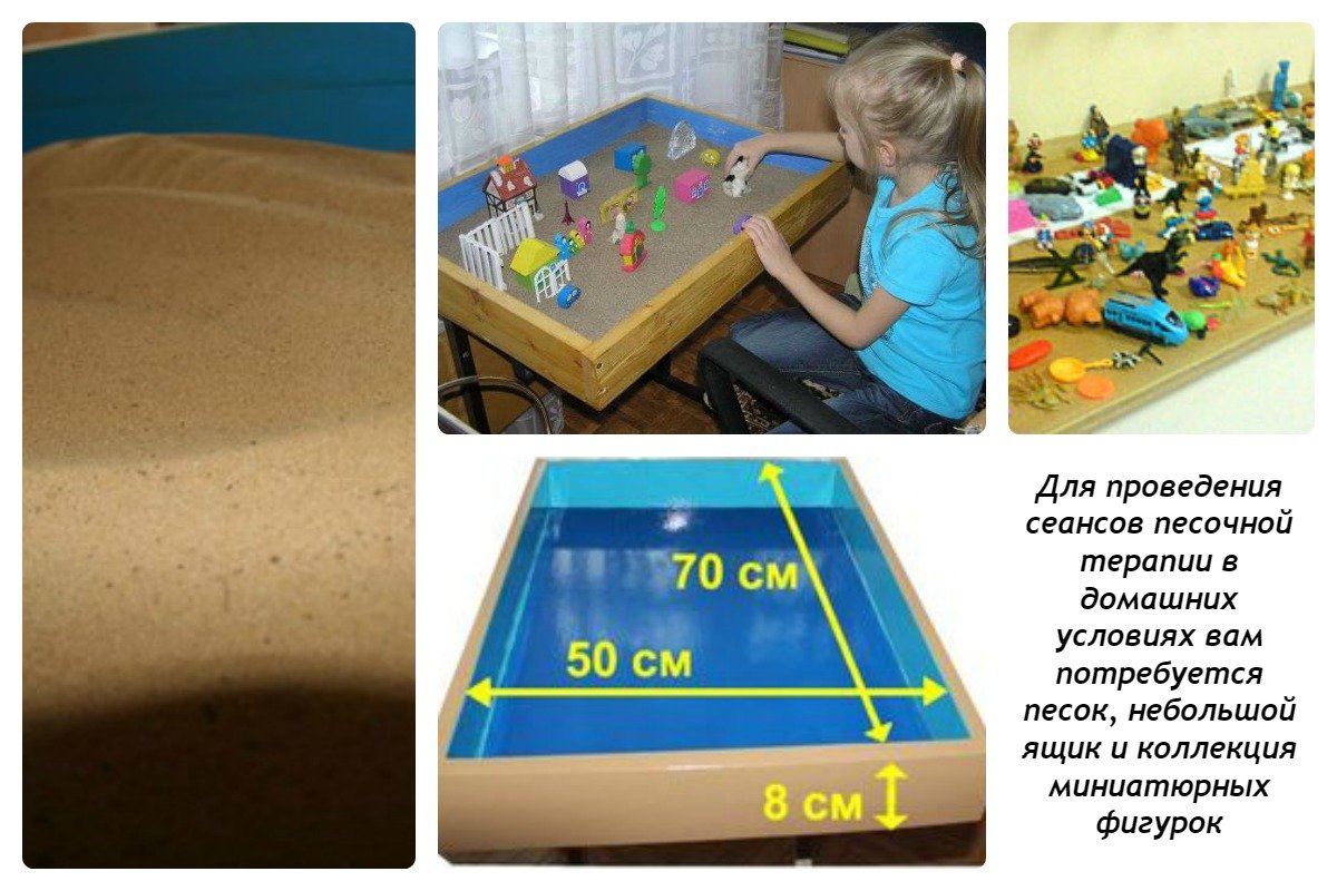 Песочная терапия: аксессуары