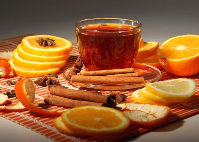 чай с апельсином