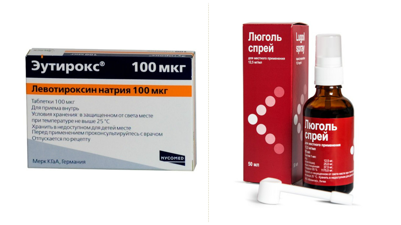 Эутирокс и Люголь