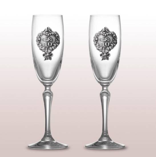 Бокалы в подарок на 10 лет совместной жизни