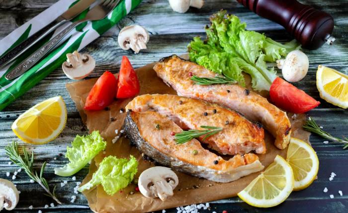 Ужин из рыбы