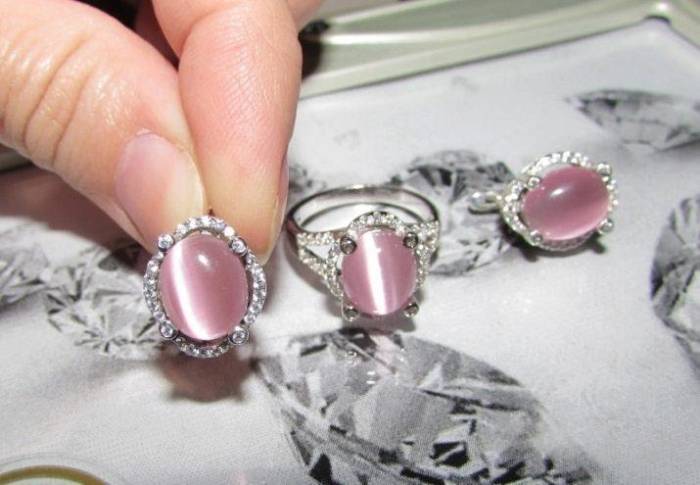 Кольцо и серьги