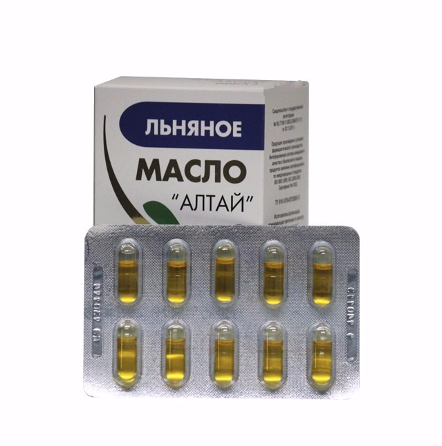 льняное масло в капсулах