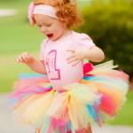 малышка в юбочке из фатина