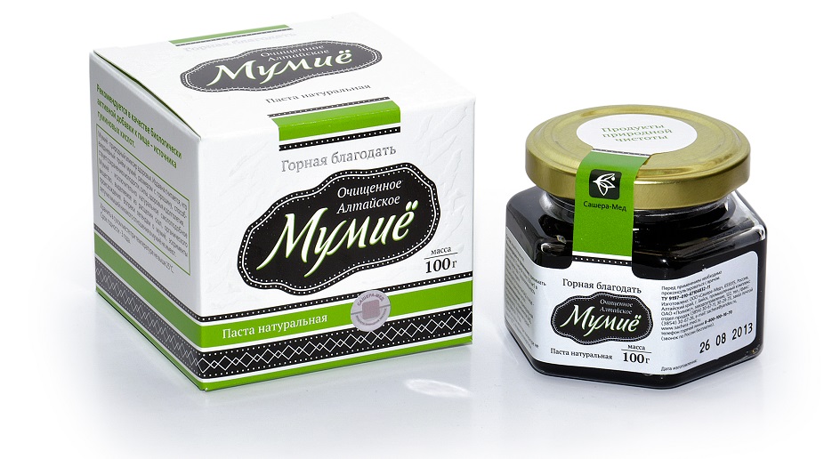 мумиё в виде пасты