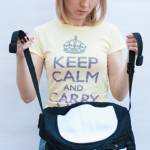 Расположение рюкзака на талии