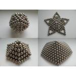 Пример фигур, которые можно соорудить из магнитных шариков Неокуба