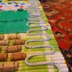 Коврик из разных материалов