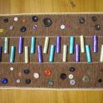 Коврик из пуговиц