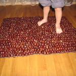 Коврик из каштана