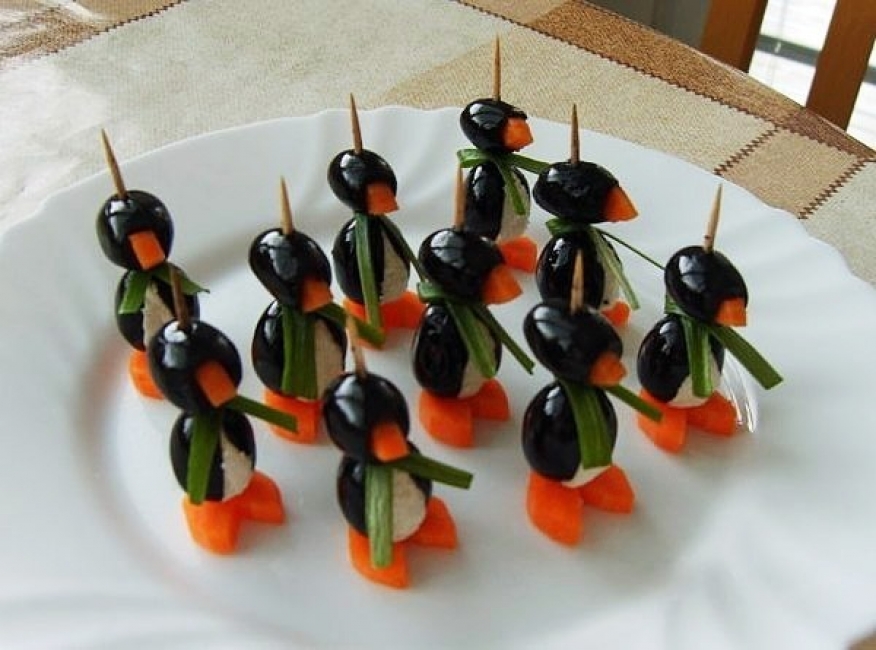 Канапе из маслин