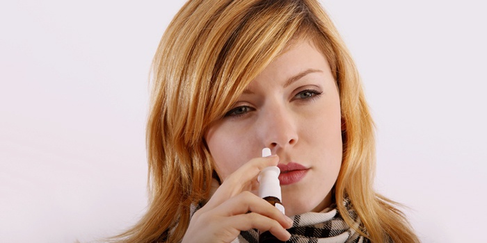 Использование спрея