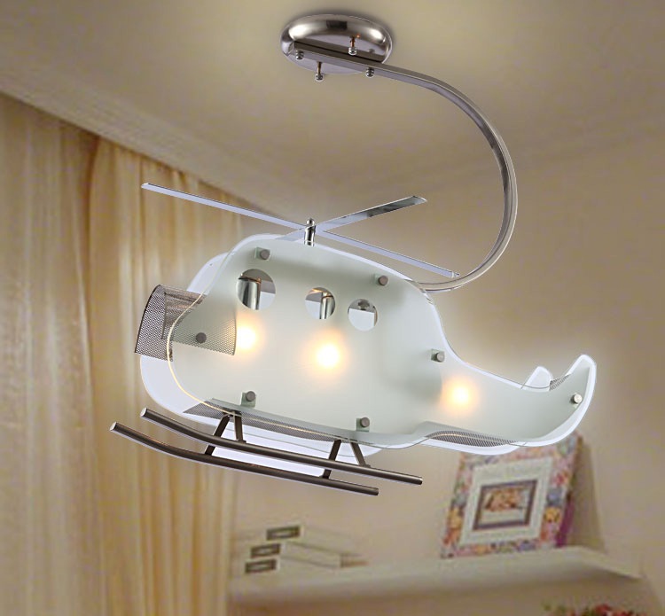 Люстра в виде вертолёта