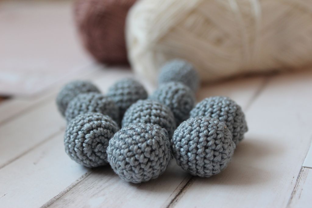 Вязаные бусины