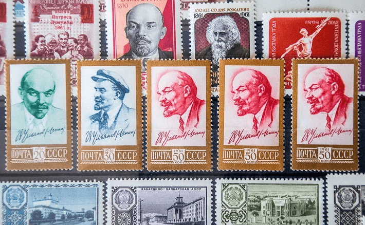 Лениниана в марках