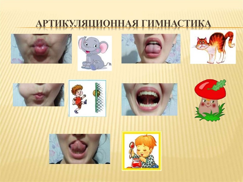 Упражнения для артикуляционной гимнастики