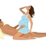 Женщина и мужчина в позе наездницы