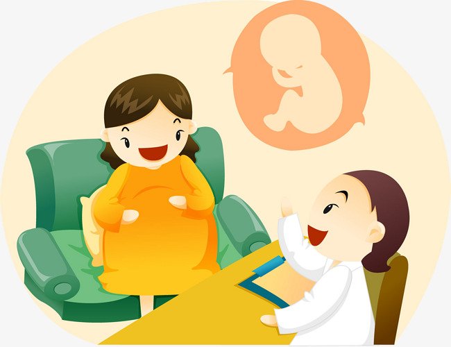 Беременная у врача