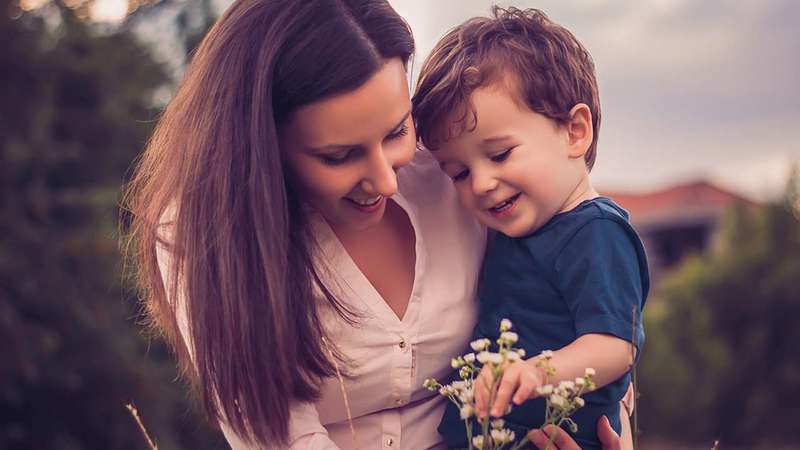 Мама и сын