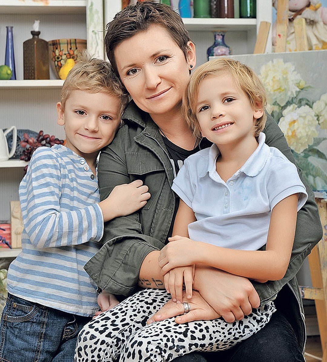 Диана Арбенина с детьми