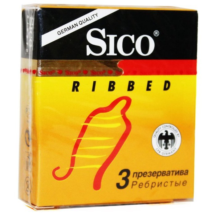 Ребристые презервативы Sico