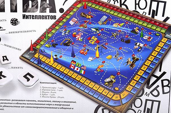 Настольная игра «Битва интеллектов»
