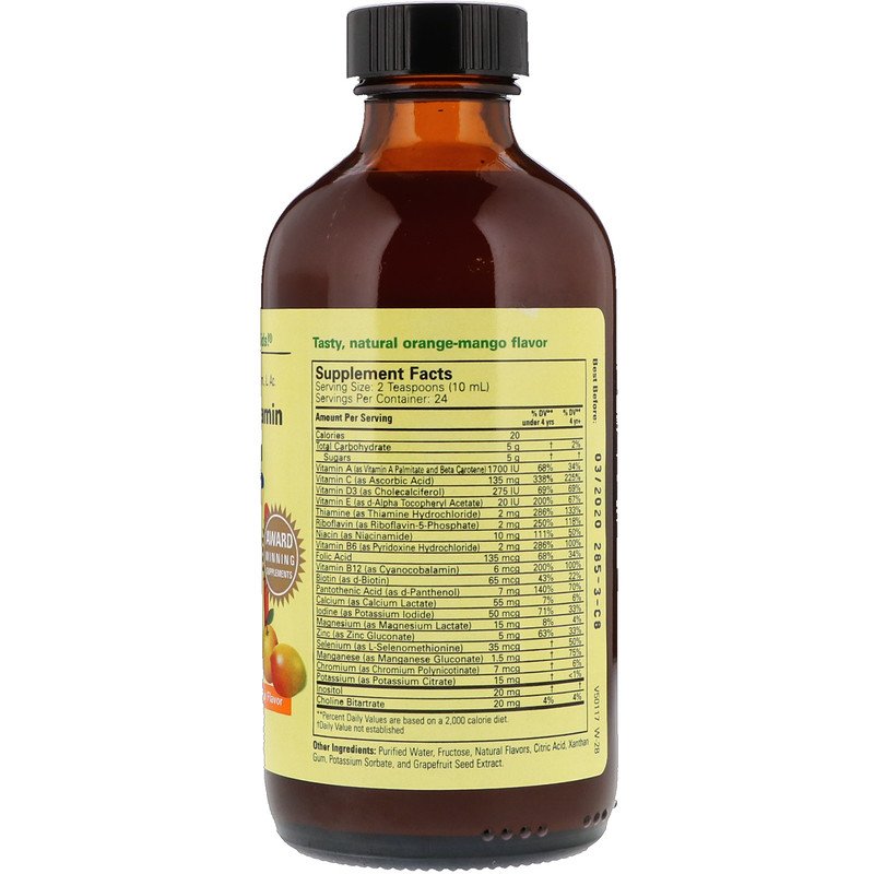 Инструкция к препарату ChildLife Essentials Multi Vitamin and Mineral