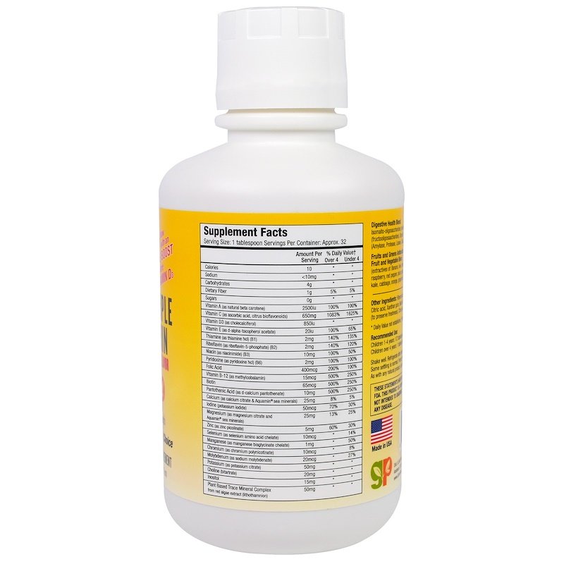 Состав препарата GreenPeach Kids Advanced Multiple Vitamin