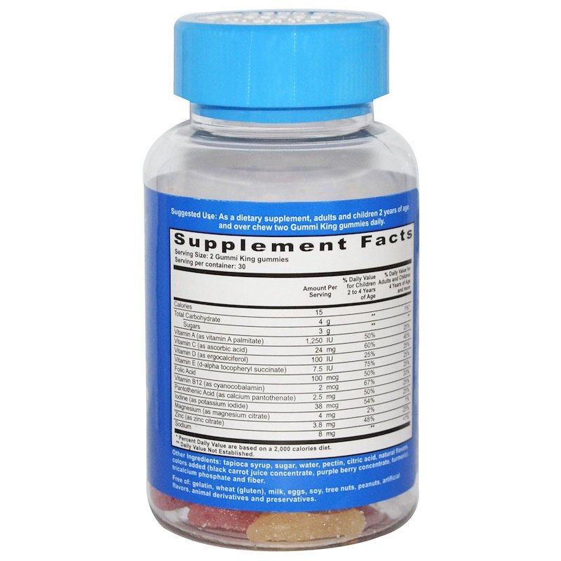 Состав препарата Sundown Naturals Kids Complete Multivitamin Gummies