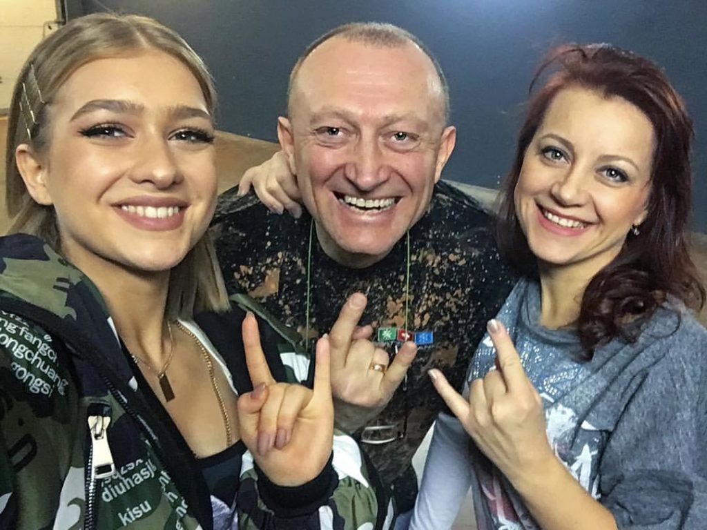 Зинаида Куприянович с папой и мамой