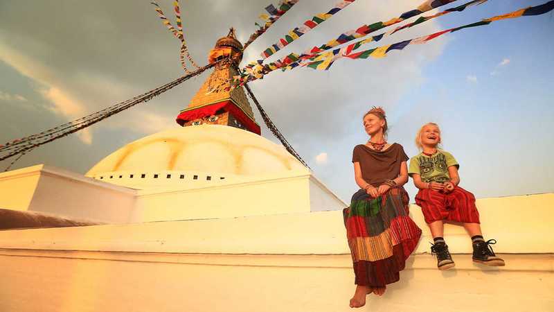 мама с дочкой