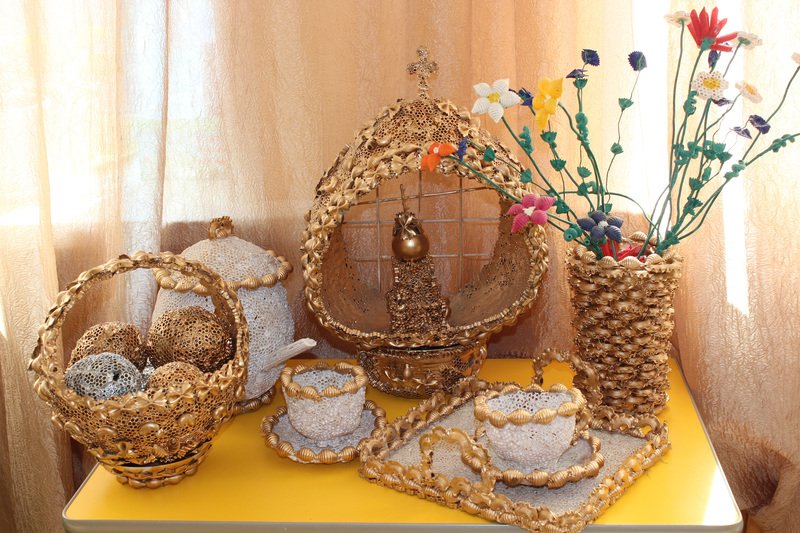 Пасхальные поделки из макарон