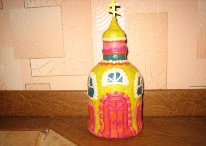 Бутылка-часовня