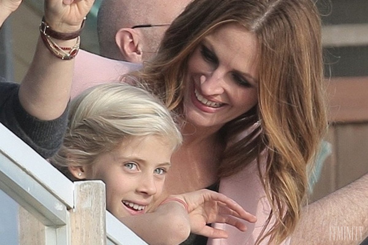 Джулия Робертс с дочерью