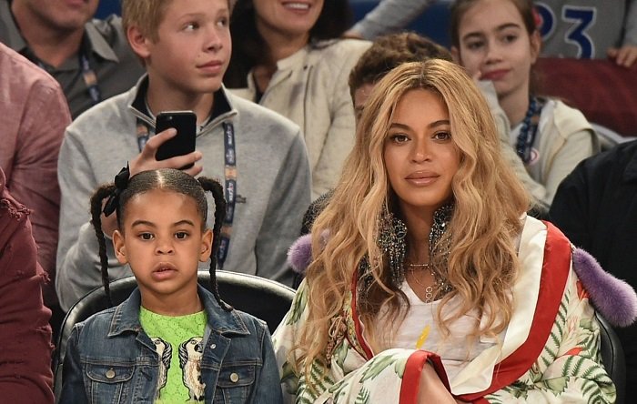 Бейонсе со старшей дочерью Блю Айви