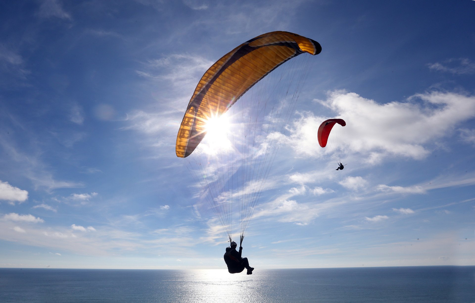 Полёт на параплане