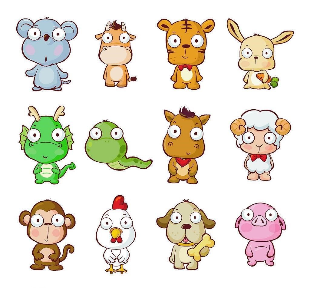 Забавные изображения животных — символов года