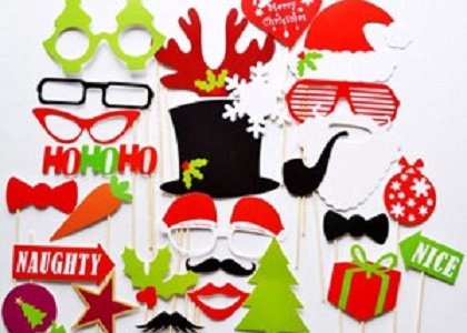 Атрибуты для задания «Новогодняя фотосессия»