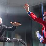 Полёт в аэротрубе