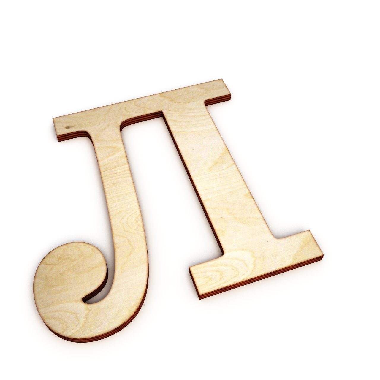 деревянная буква л