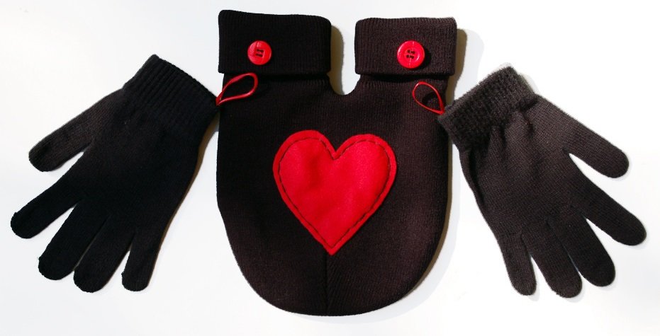 Варежки для влюблённых