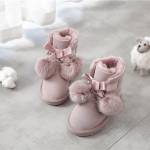 Детская обувь с помпонами