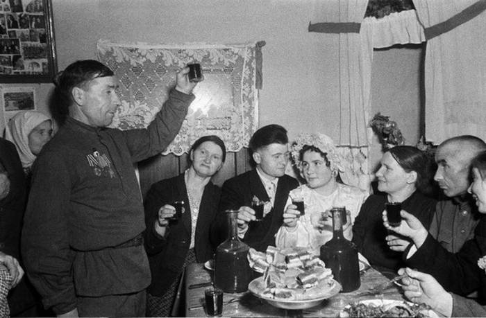 свадьба в пятидесятых