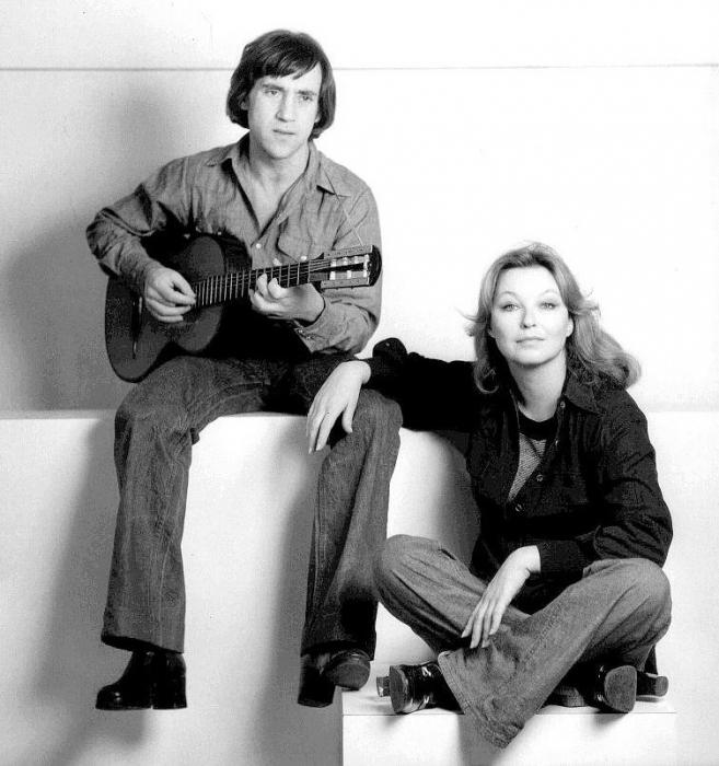 Марина Влади с Владимиром Высоцким