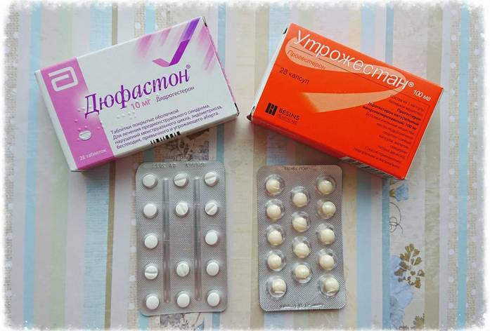 Препараты Дюфастон и Утрожестан