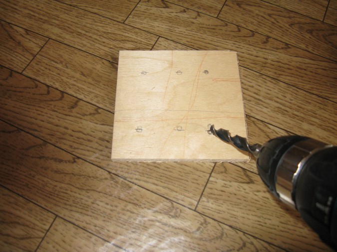 Разметка отверстий