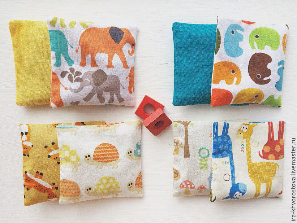 Сенсорные мешочки Монтессори