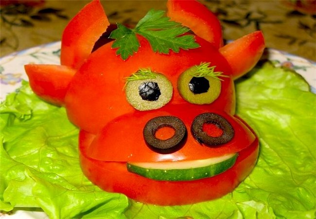 сервировка детская