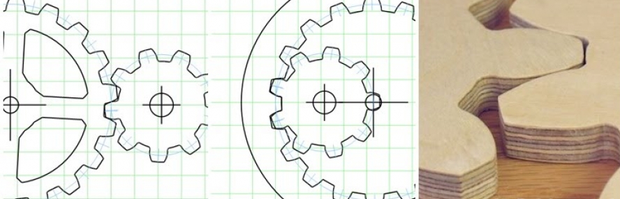 Схема шестерёнки