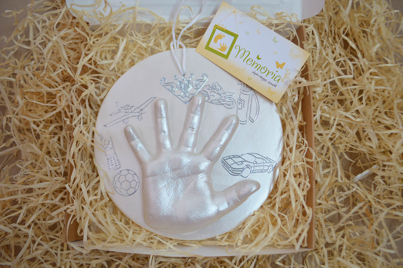 Слепок ладони ребёнка